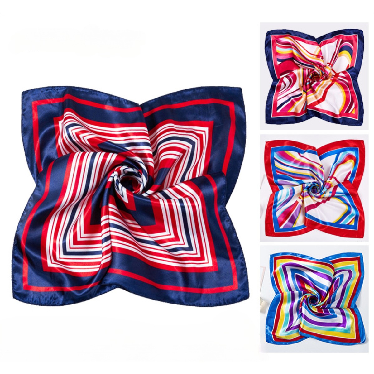 50*50 см квадратные шелковые ш – обзор и цена Silk Neck Scarf