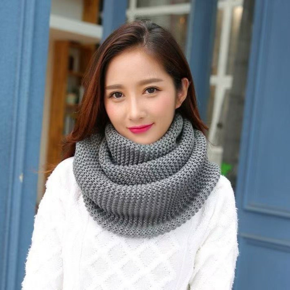 Однотонный шарф-снуд с бесконе – обзор и цена Infinity Scarf Knit