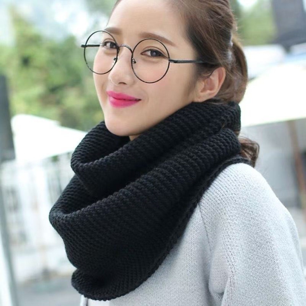 Однотонный шарф-снуд с бесконе – обзор и цена Infinity Scarf Knit